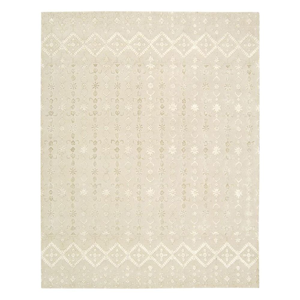 Nourison Symphony SYM12 5"6" x 7"5" Ivory Area Rug, , large