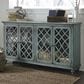 Ashley Mirimyn Door Accent Cabinet In Antique Teal, , large
