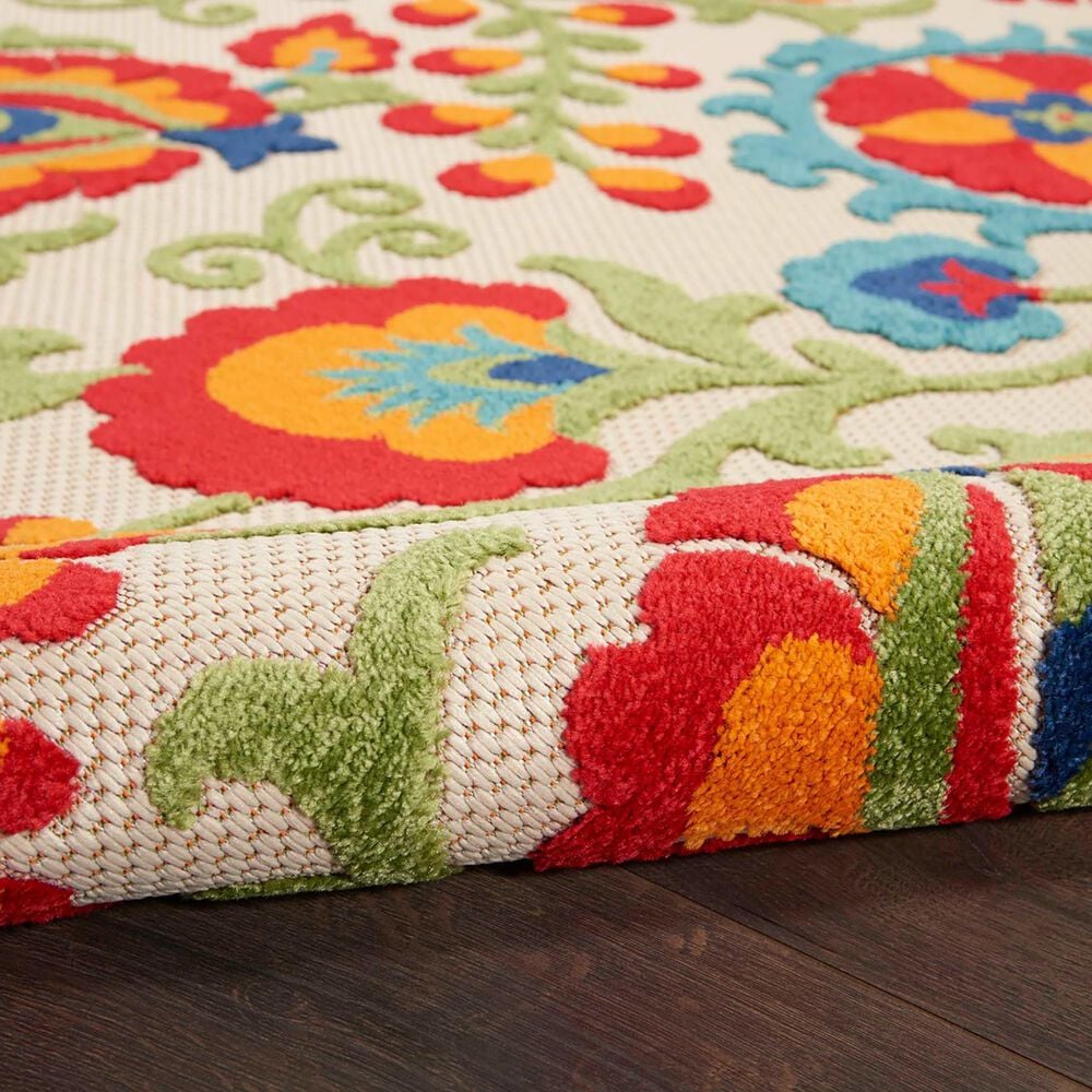 Nourison Aloha ALH17 12&#39; x 15&#39; Multicolor Indoor/Outdoor Area Rug, , large