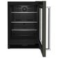 KitchenAid 24" Undercounter Refrigerator with Glass Door in Black Stainless Steel, , large