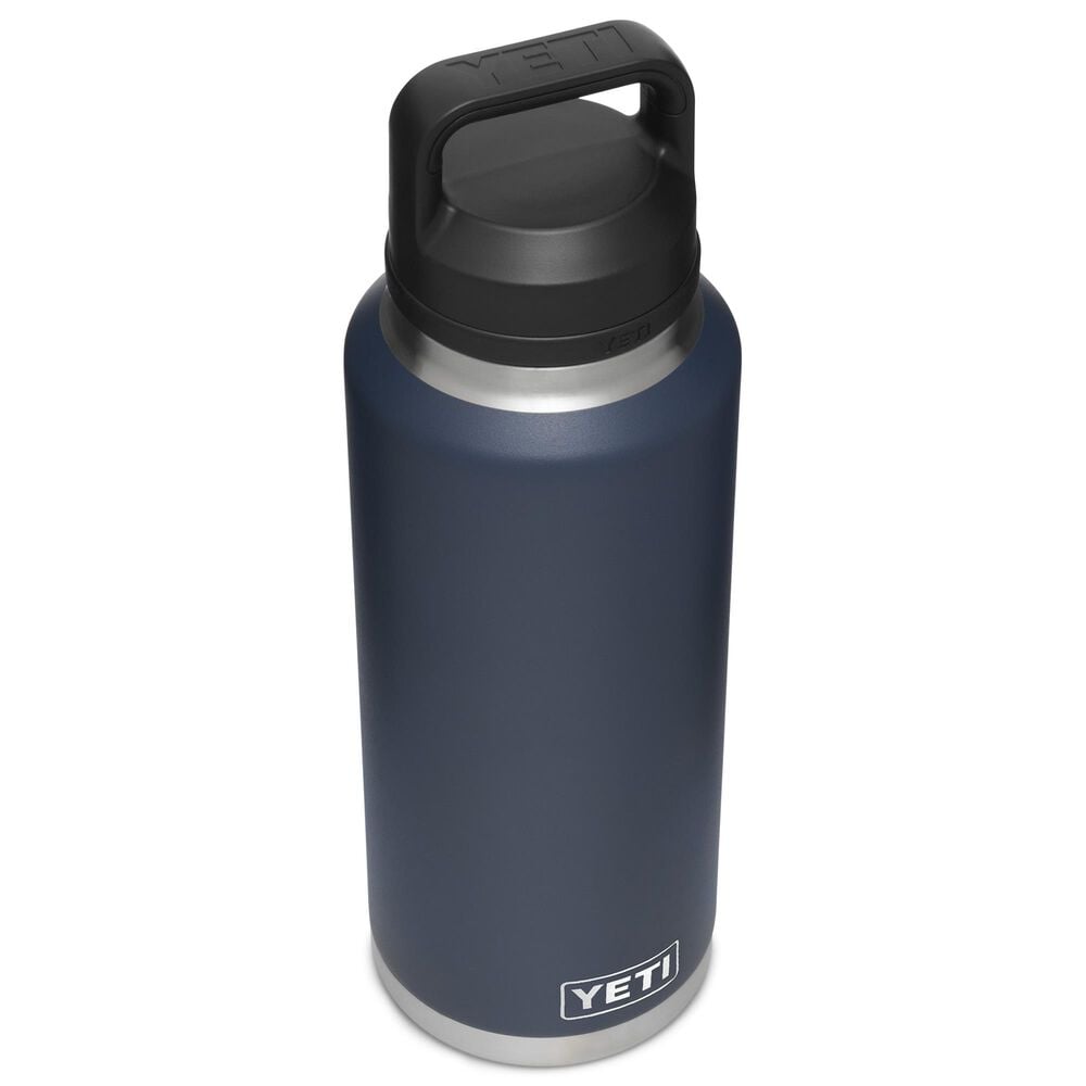 YETI Rambler 46 Oz Water Bottle with Chung Cap in Navy, , large