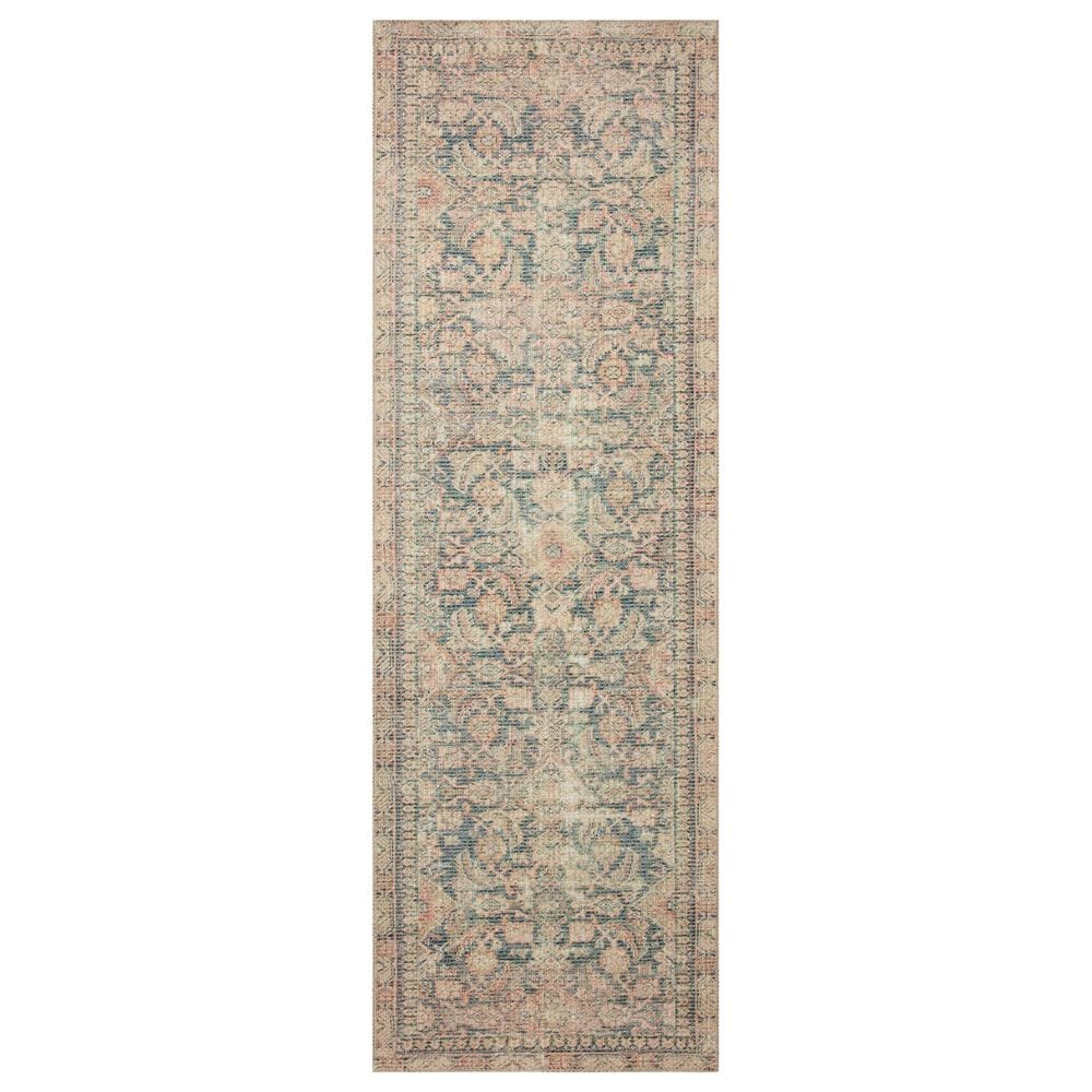 Angela Rose Aubrey 2" x 5" Navy and Multicolor Runner, , large