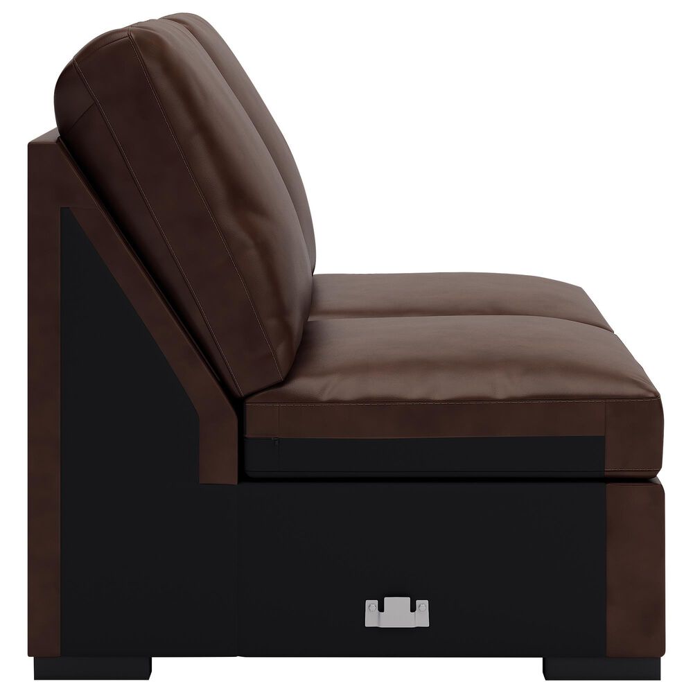Ashley McDowlan 3-Piece Stationary Left Facing Sectional with Chaise in Coffee, , large