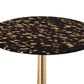 Tov Furniture Goathide Side Table in Black and Gold, , large