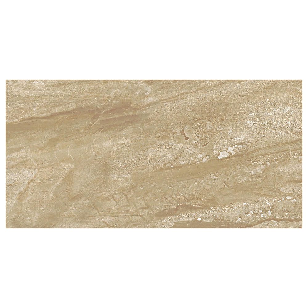 Dal-Tile Florentine Nociolla 12" x 24" Polished Porcelain Tile, , large
