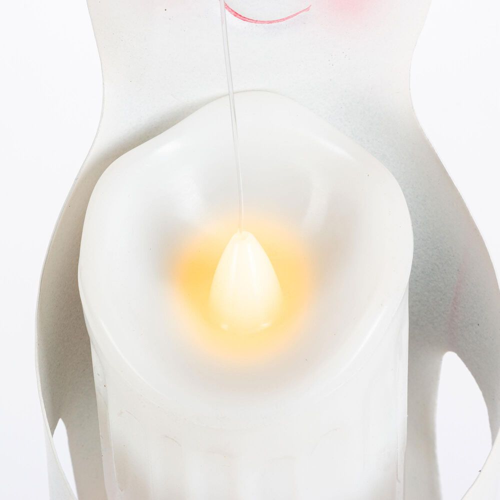 The Gerson Company 11.2&quot; Hanging Ghost Candles with Remote Control in Ivory and White &#40;Set of 4&#41;, , large