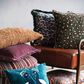 Creative Coop Obsidian 20" Square Throw Pillow in Brown and Green, , large