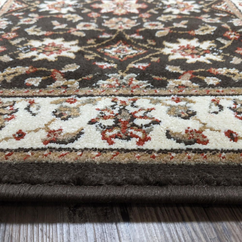 Radici USA Como 1592 Brown 5'5" x 7'7" Area Rug, , large
