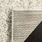 Safavieh Athens Shag SGA119B-10 10" x 14" White Area Rug, , large