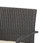 Hearth and Haven Cordoba Outdoor Dining Chair with Beige Cushions in Brown (Set of 2), , large