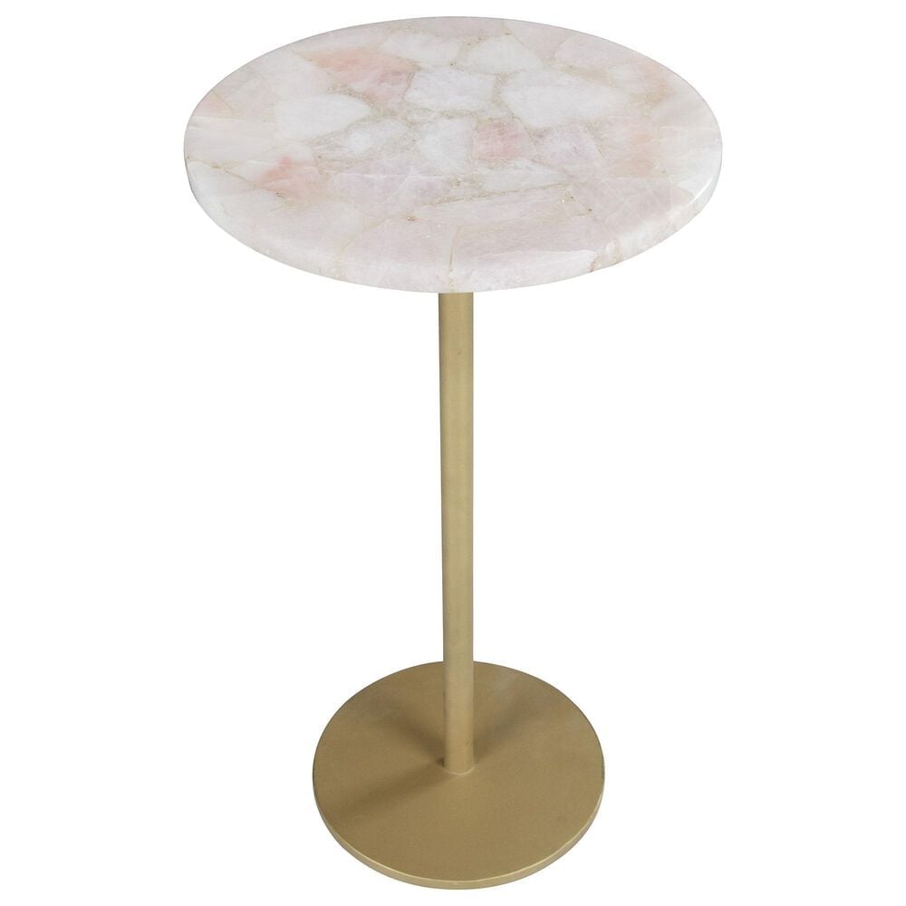 Steve Silver Rosie Rose Chairside End Table in Rose, , large