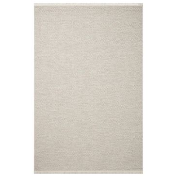 Amber Lewis x Loloi Malibu MAB-01 5"1" x 7"7" Ivory and Dove Indoor/Outdoor Area Rug, , large