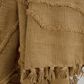 Rizzy Home 50" x 60" Botanical Throw in Camel, , large