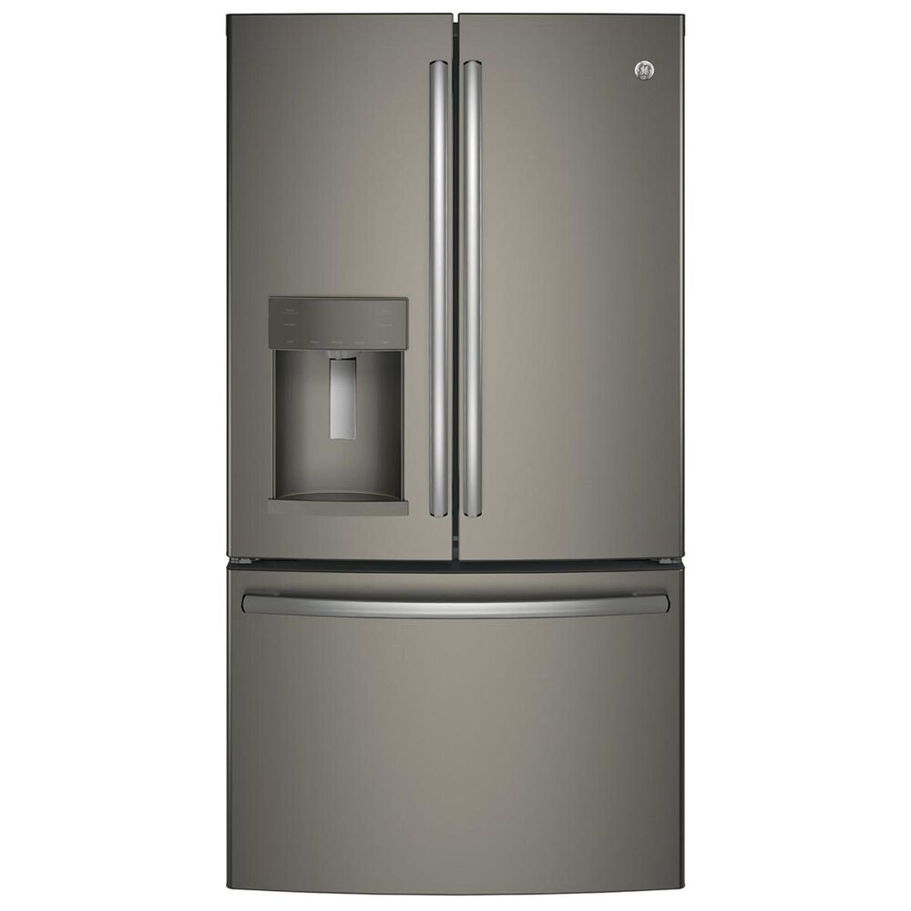 GE Appliances 27.8 Cu. Ft. French Door Refrigerator with TwinChill Evaporators in Slate, , large