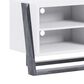 Furniture of America Friedman 2-Piece Entertainment Center in White and Gray, , large