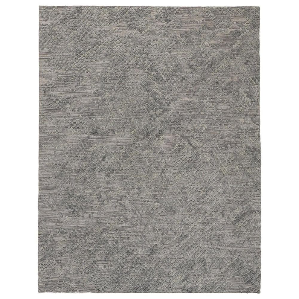 Feizy Elias 5" x 8" Gray and Multicolor Area Rug, , large
