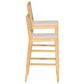 Linon Home Decor Bauer Barstool in Natural (Set of 2), , large