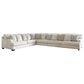 Ashley Rawcliffe 4-Piece Reversible L-Shaped Sectional Set in Parchment, , large