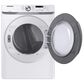 Samsung 4.5 Cu. Ft. Front Load Washer and 7.5 Cu. Ft. Electric Dryer with Sensor Dry Laundry Pair in White, , large
