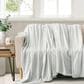 Jacquard King Blanket in Grey, , large