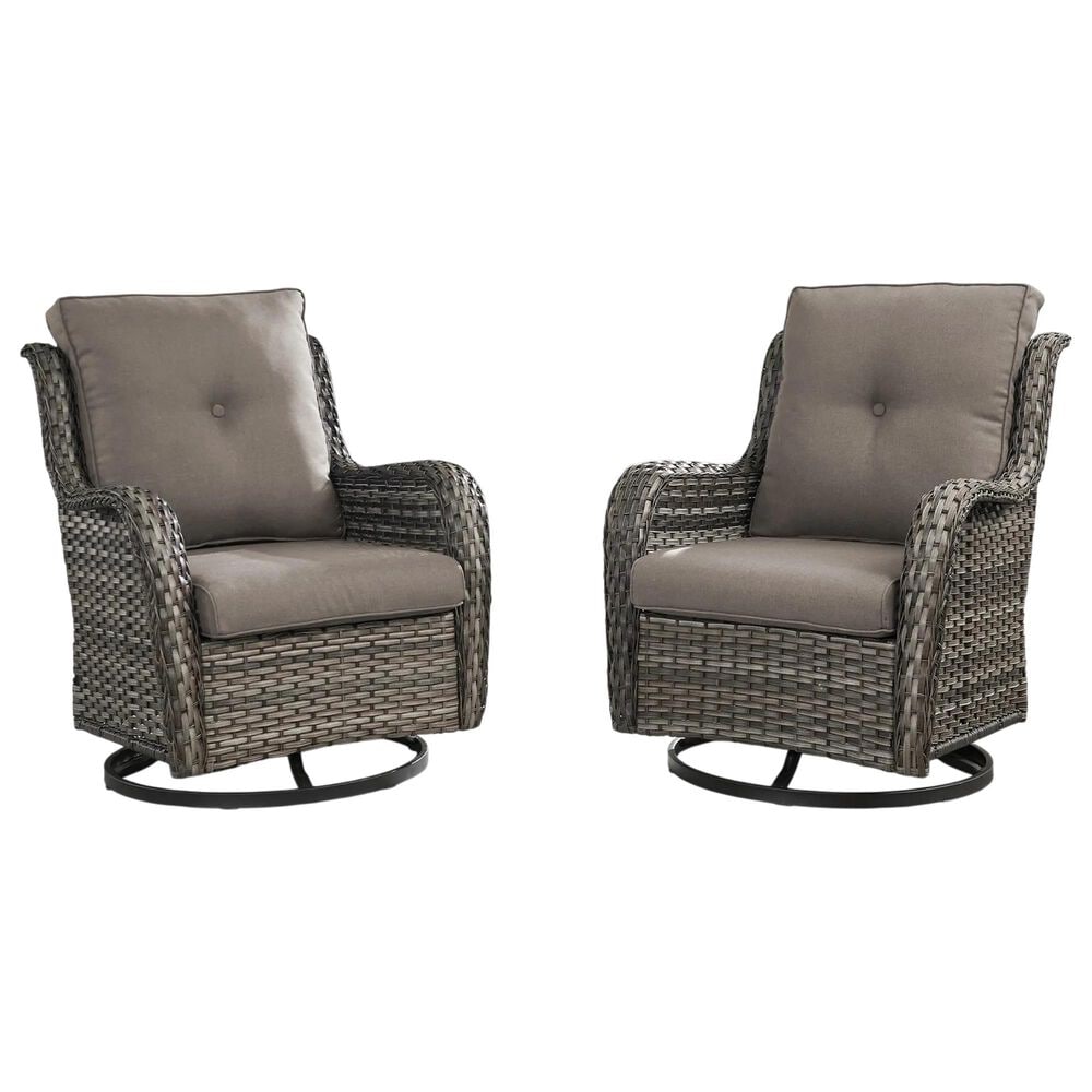 Sunwell Garden 6-Piece Patio Conversation Set in Brown, , large