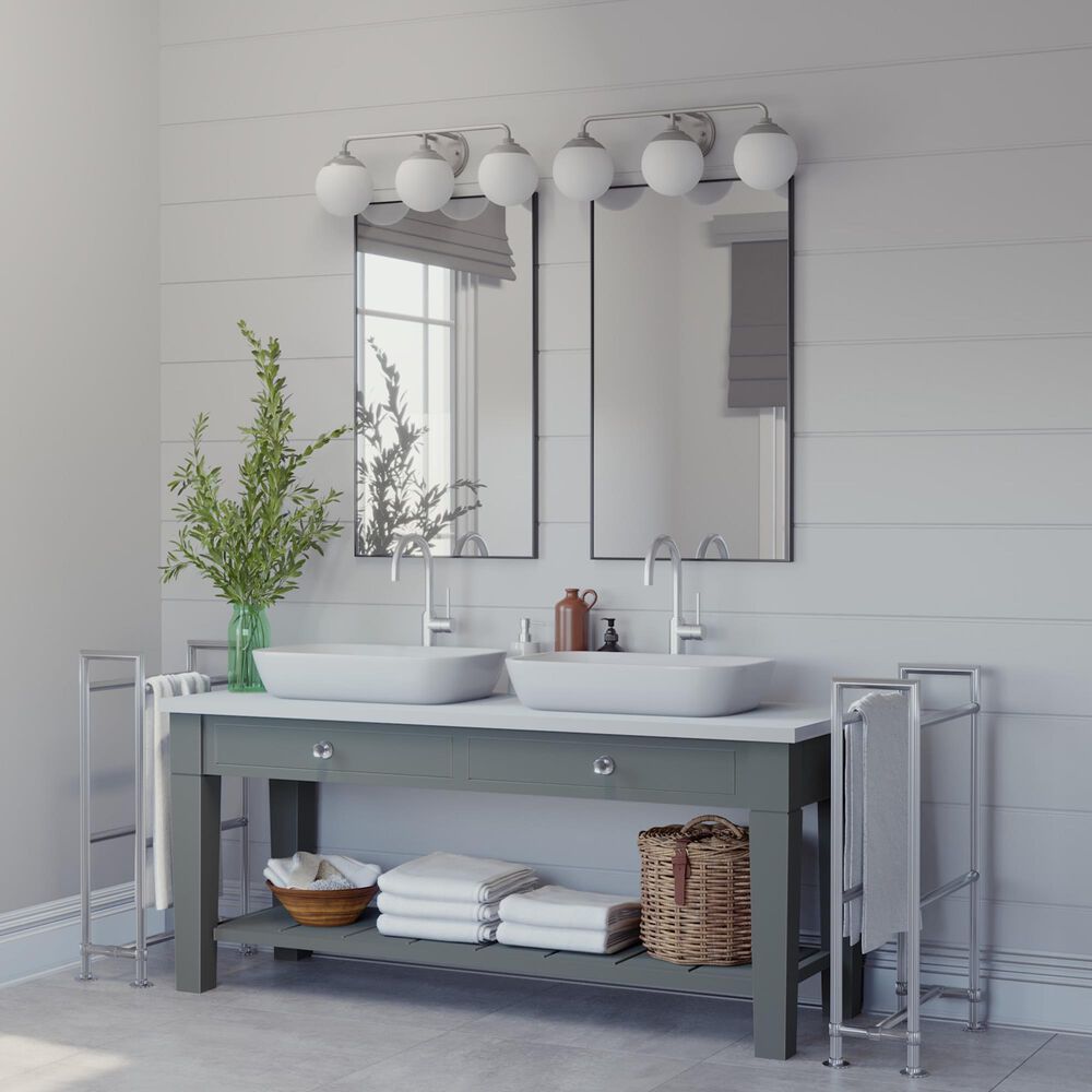 Hunter Hepburn 3-Light Vanity in Brushed Nickel, , large