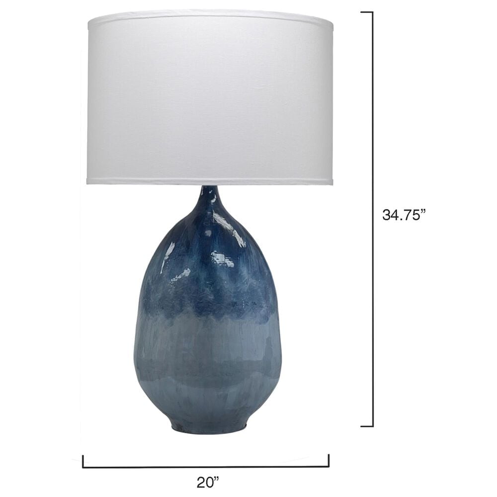 Splendor Living Twilight Table Lamp in Blue, , large