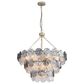 Golden Lighting Cascada 3-Tier 11-Light Pendant with Smoke Plated Glass Shade in Aegean Silver, , large