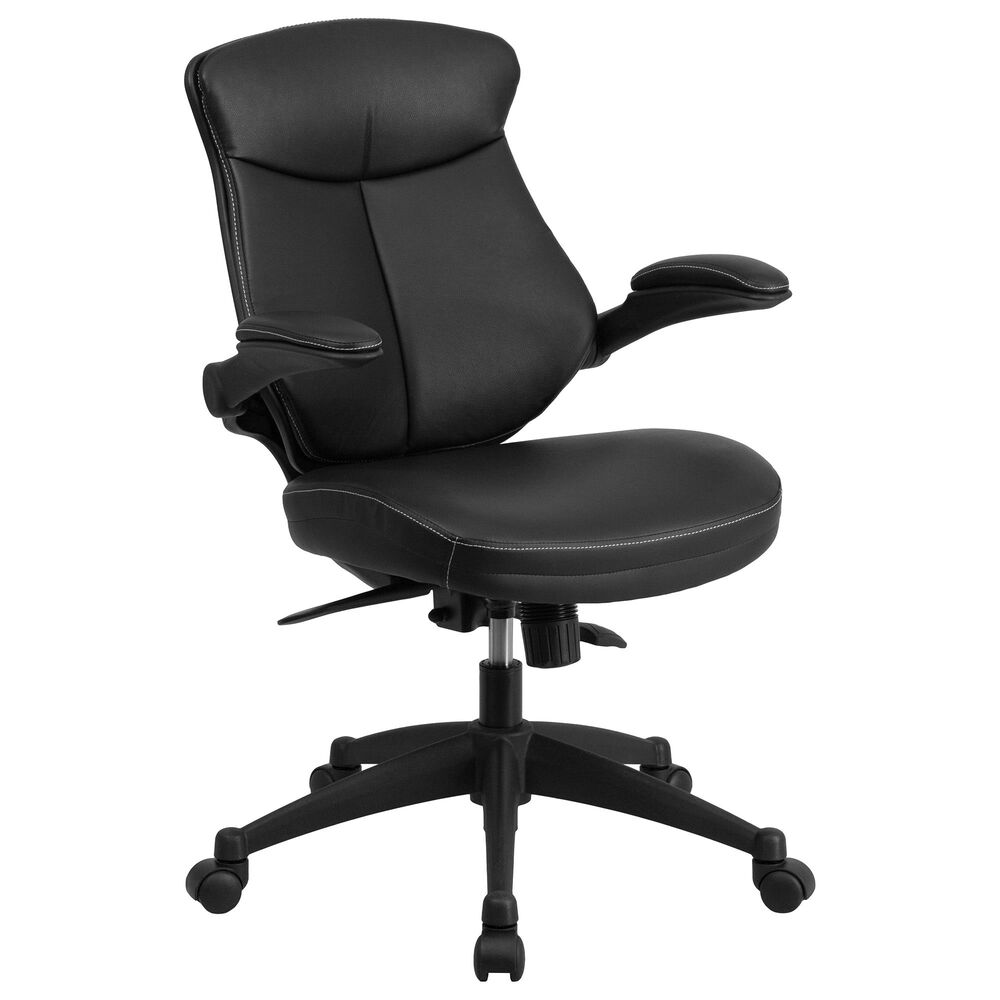 Flash Furniture Swivel Office Chair in Black, , large