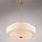 Vaxcel Lighting Brentwood 5-Light Drum Pendant in Sunset Gold, , large