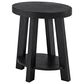 Forma & Co Boho Oval End Table in Black, , large