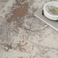 Nourison Desire Cream and Grey 9" x 12" Area Rug, , large