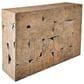 Uttermost Teak Tac Toe Console Table in Light, , large