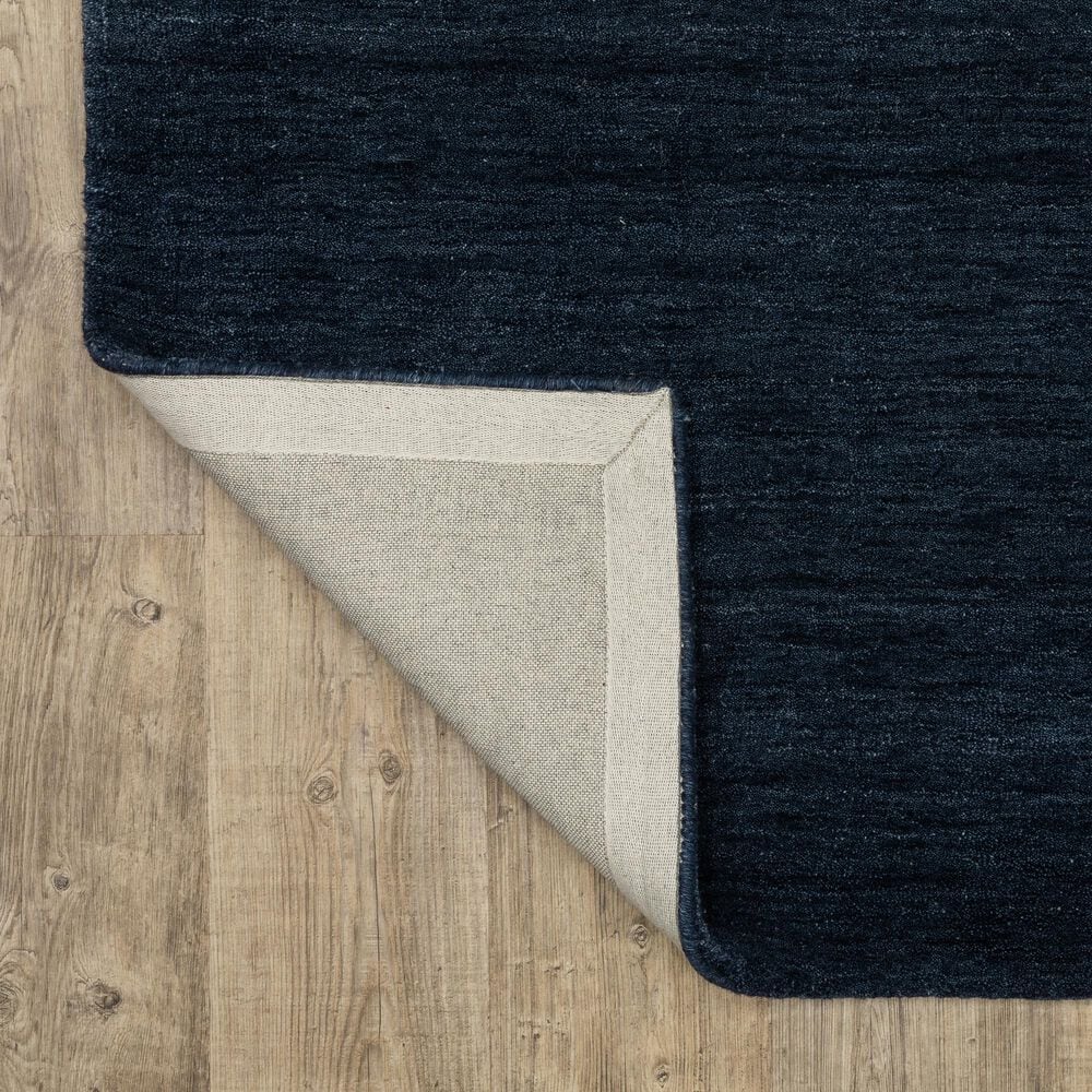 Oriental Weavers Aniston II 2&#39;6&quot; x 8&#39; Navy and Blue Runner, , large
