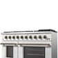 Forno Galiano 48" Freestanding Gas Range in White, , large