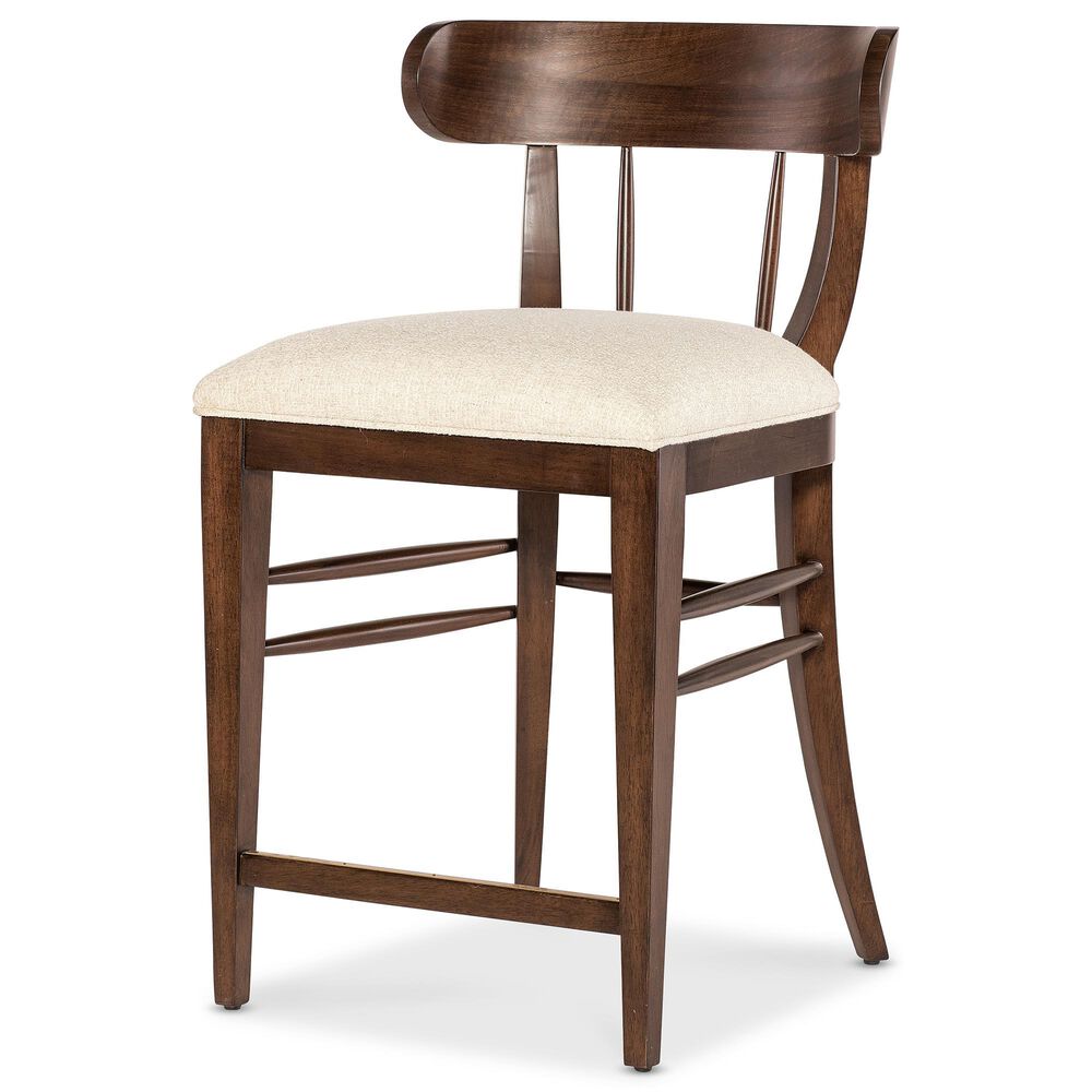 Hooker Furniture Archives Counter Stool in Classic Walnut, , large