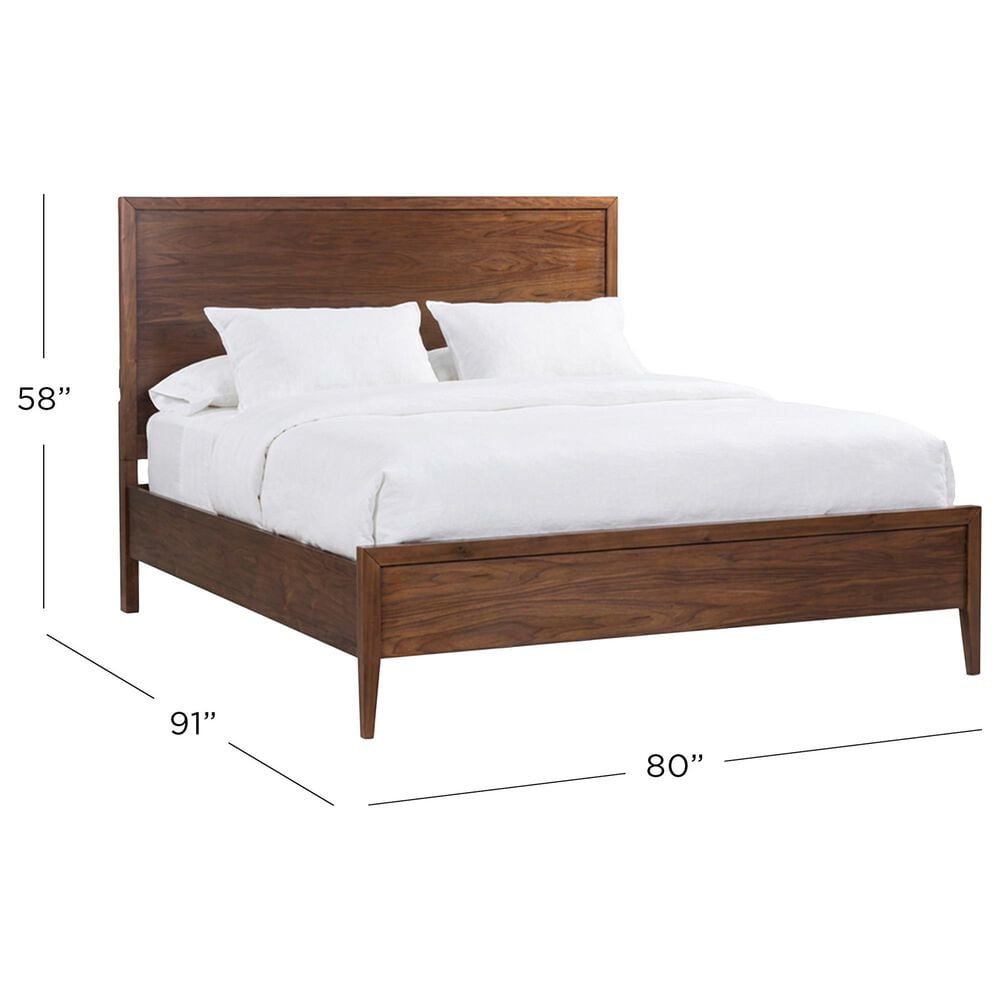Riva Ridge Jasper California King Panel Bed in Modern Walnut, , large