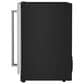 KitchenAid 24" Undercounter Wine Cellar with Left Hinge, Wood-Front Racks in Stainless Steel, , large