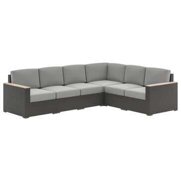 Homestyles Boca Raton Patio Sectional in Brown, , large
