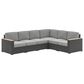 Homestyles Boca Raton Patio Sectional in Brown, , large