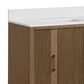 37B Fenwick 36" Single Bathroom Vanity in Kona with Glossy White Composite Stone Top and Backsplash, , large