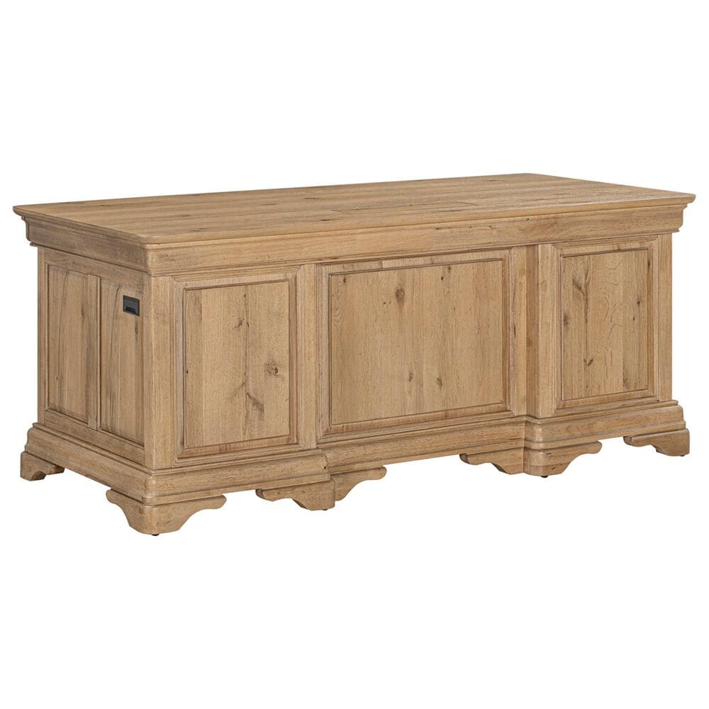 Riva Ridge Chateau Philippe 2-Piece Executive Desk and File Cabinet Set in Cognac, , large