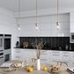 Vaxcel Beverly 1-Light Pendant in Muted Brass, , large