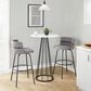 LumiSource Canary Bar Table in Black and White - Table Only, , large
