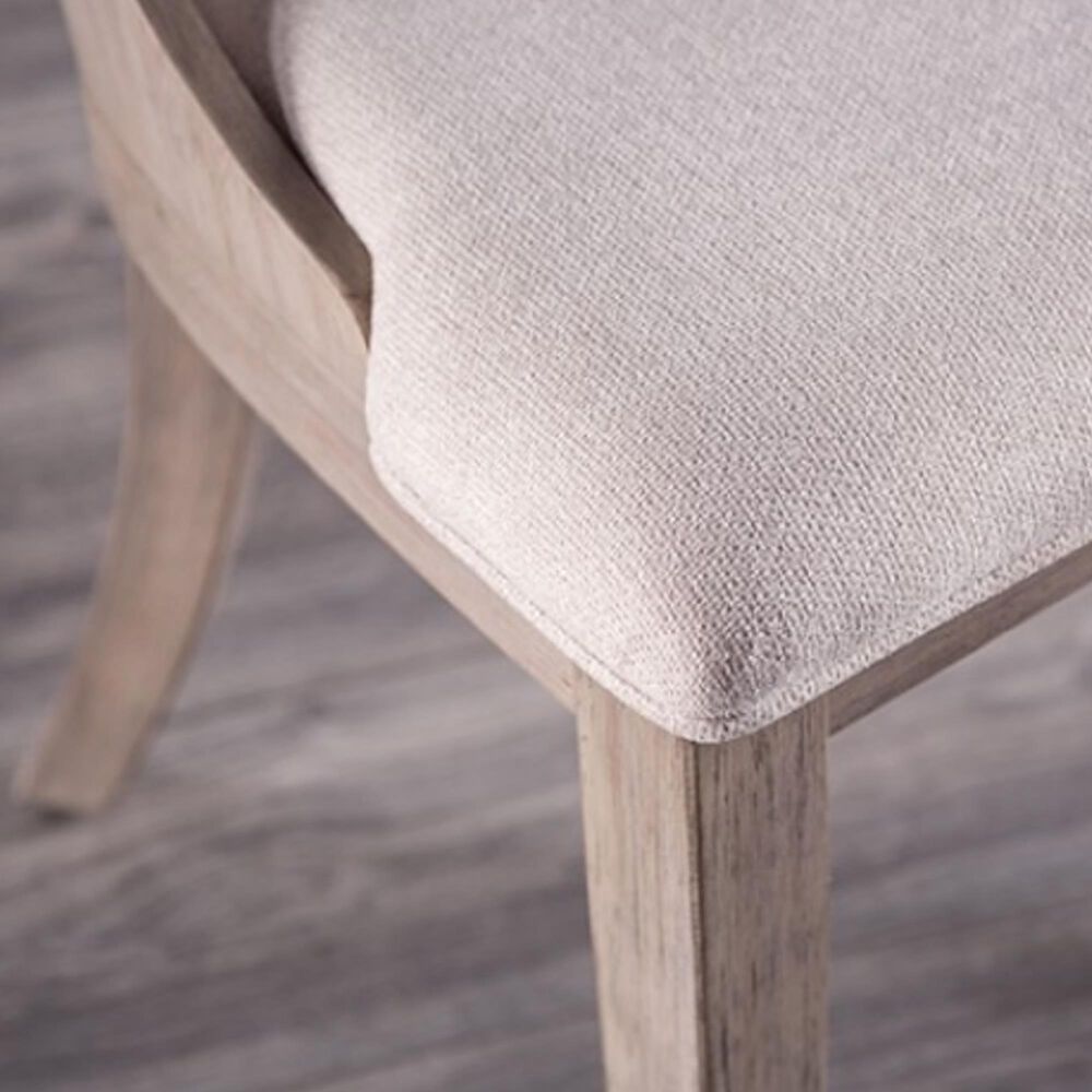 Furniture of America Sterling West Side Chair in White Oak &#40;Set of 2&#41;, , large