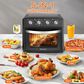 HOMLUX 27.5 Qt Air Fryer Oven in Black, , large