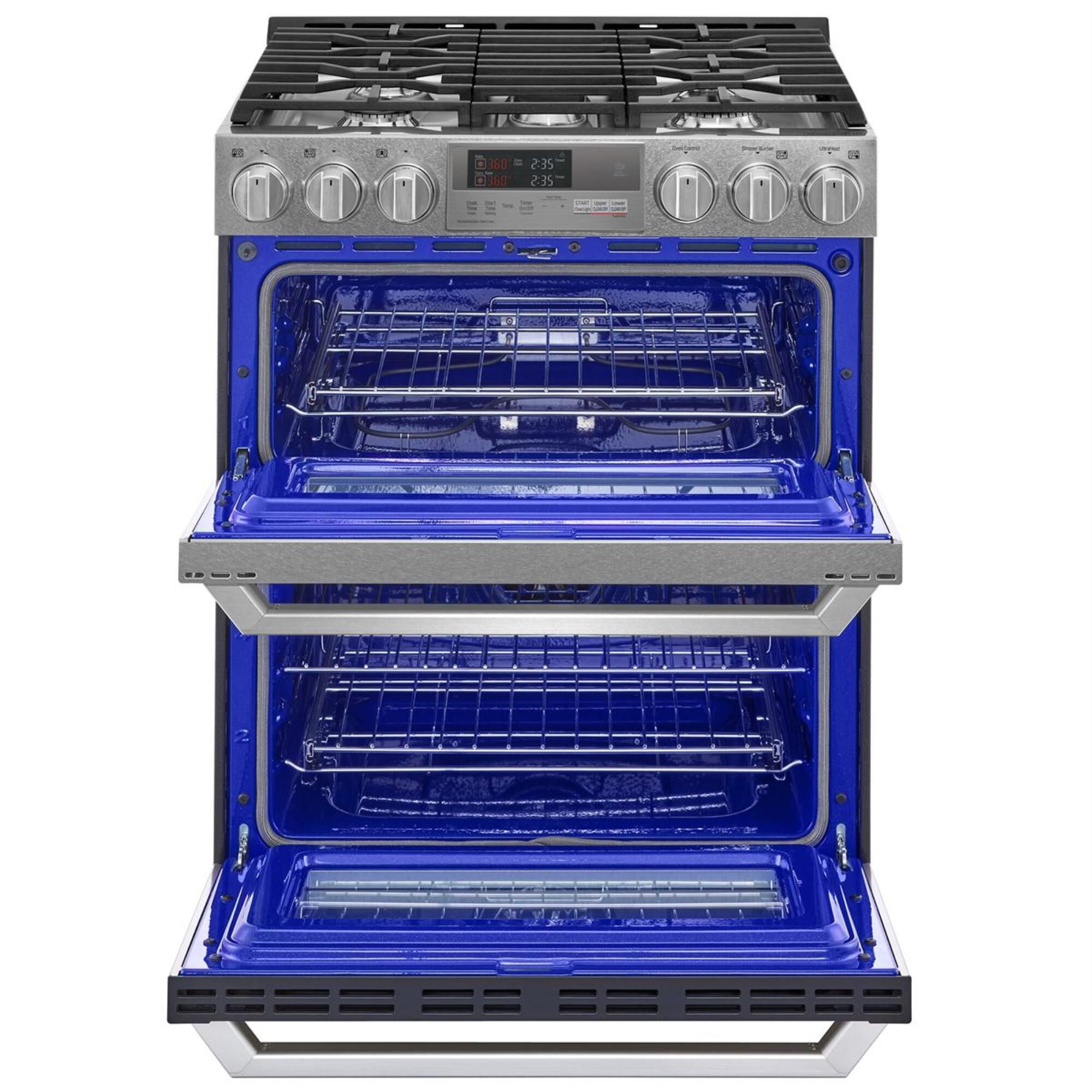 Lg dual fuel new arrivals double oven range