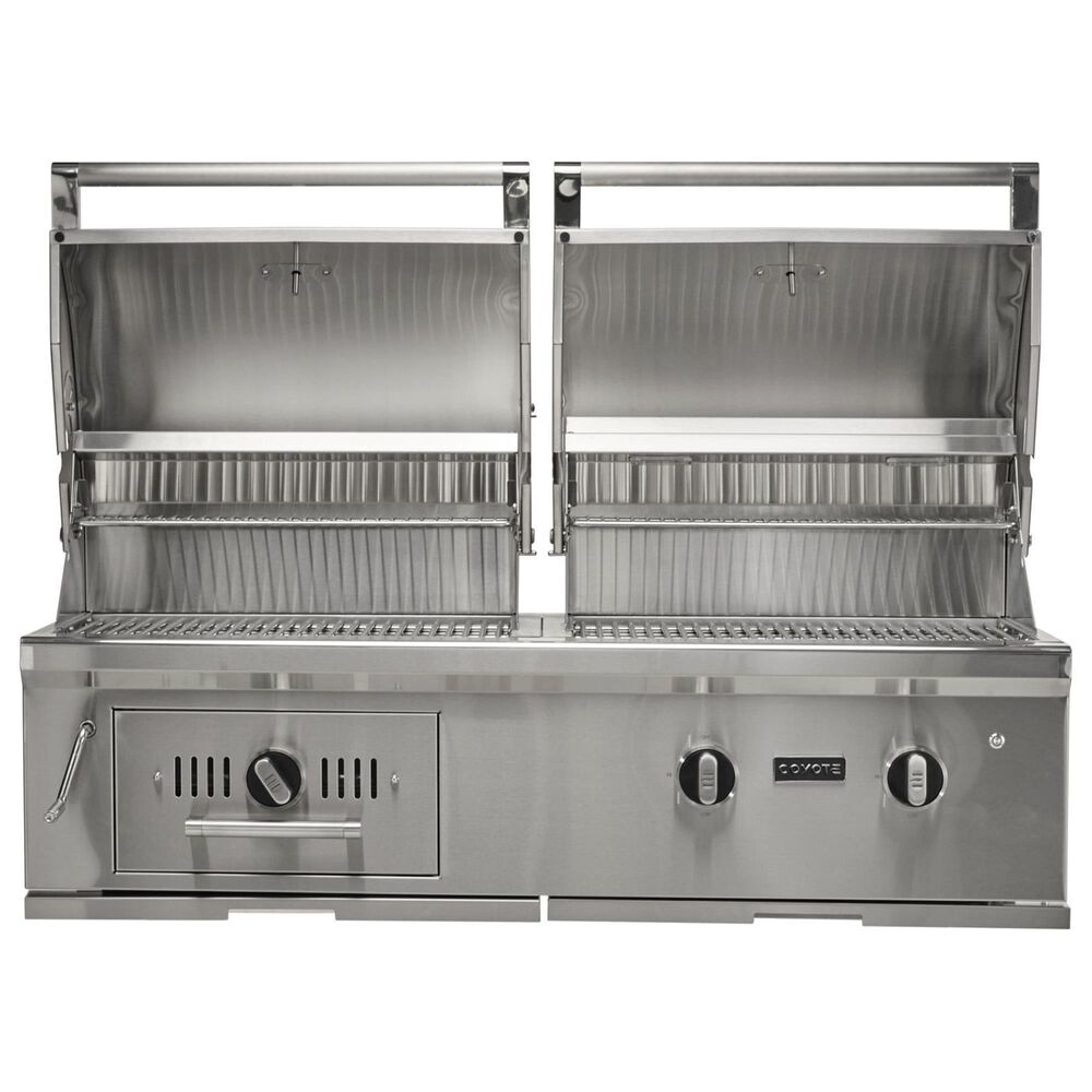 Coyote Outdoor 50" Hybrid Built-In Liquid Propane Grill in Stainless Steel, , large