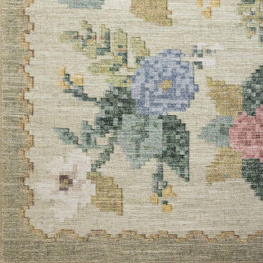 Rifle Paper Co Rosa Antique Rose 2&#39;3&quot; x 3&#39;9&quot; Cream Area Rug, , large