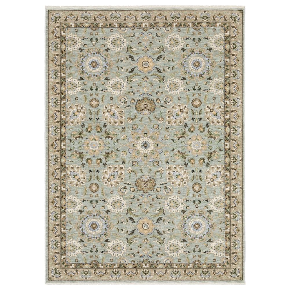 Oriental Weavers Westwood WES14 Blue 9"10" x 12"10" Area Rug, , large
